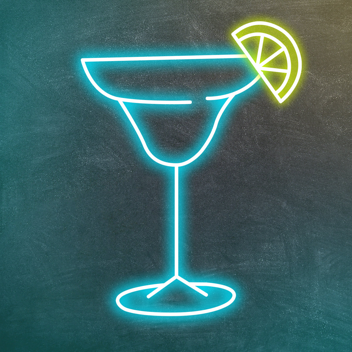 Bicchiere cocktail - Simbolo neon led