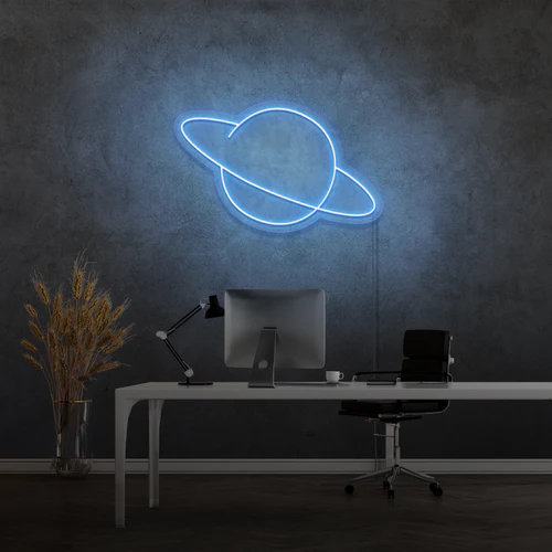 Saturno - Simbolo Neon led