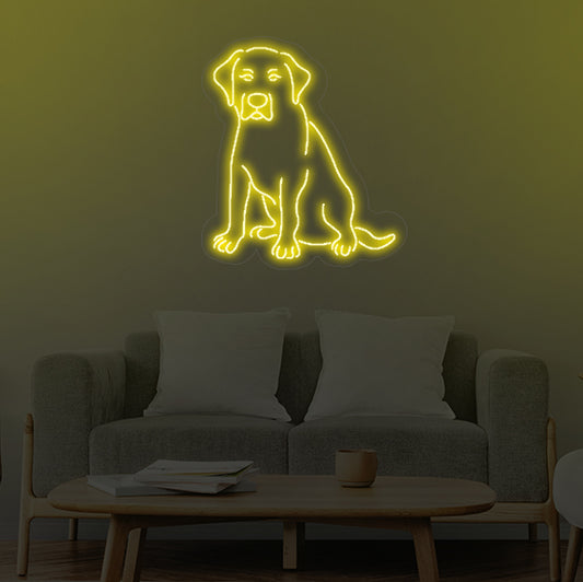 Golden retriever - Neon led